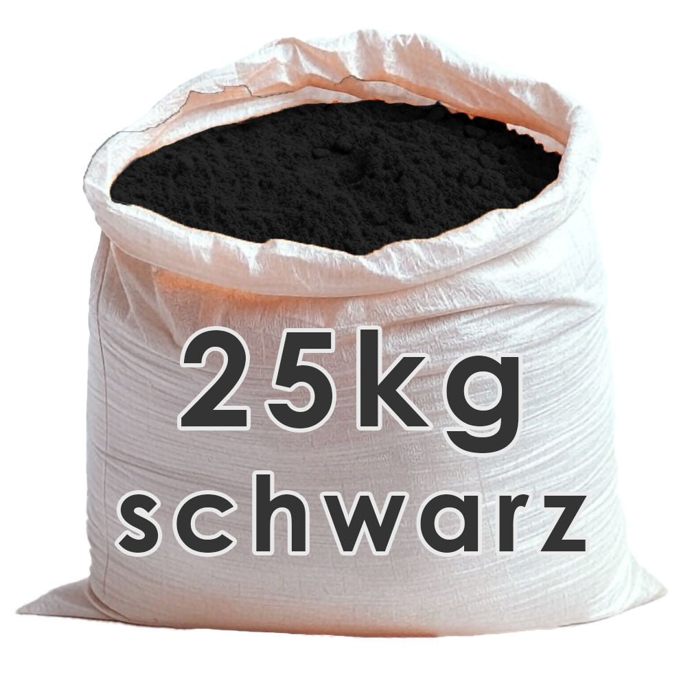 Schwarze Beton-Farbe 25 kg - Sackware kaufen
