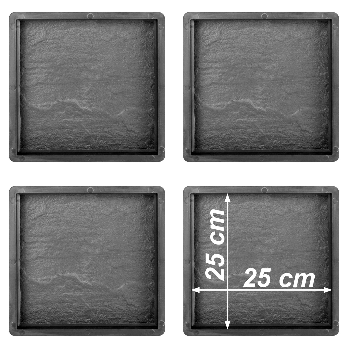 Betonformen Marmoroptik | 25cm | 45 cm | Set