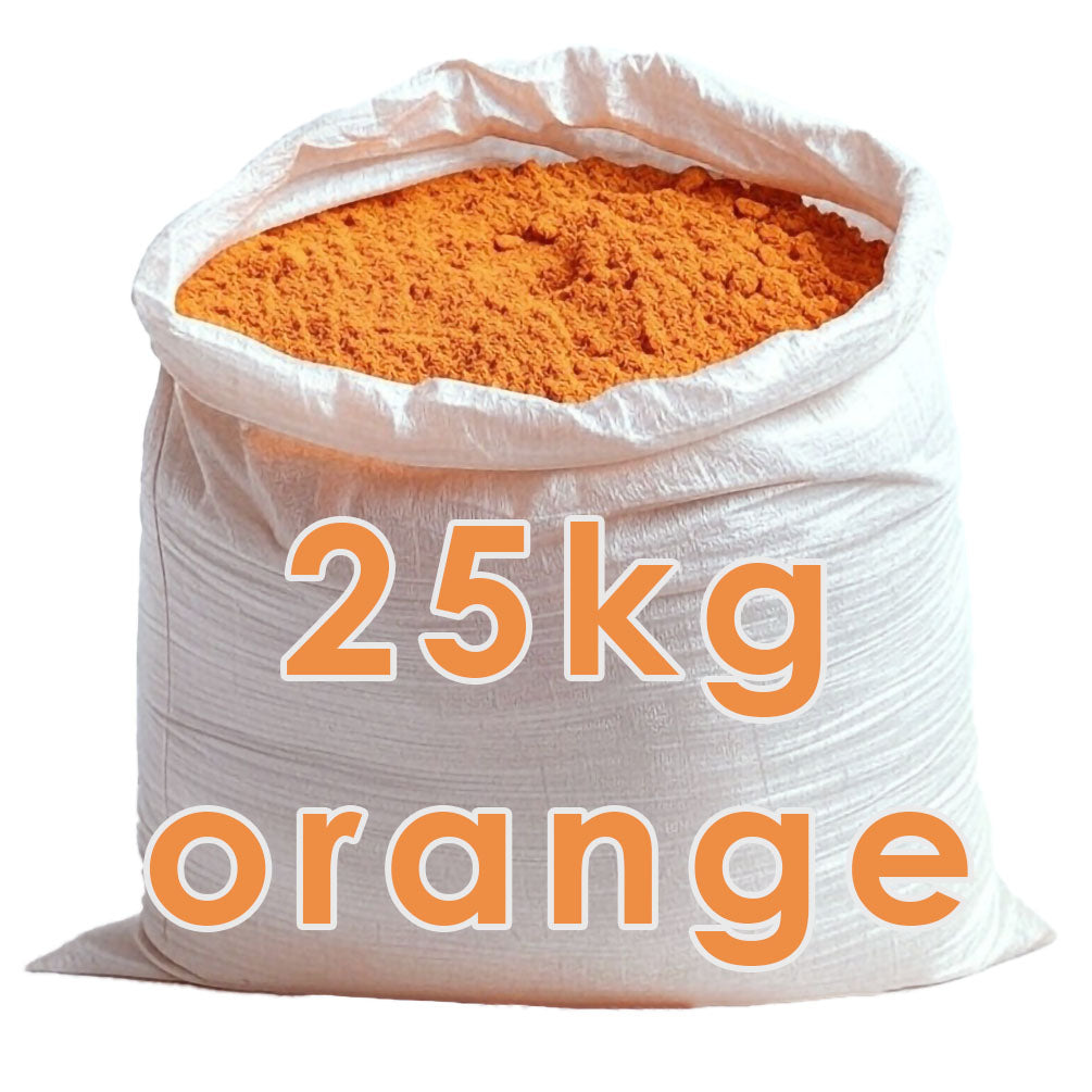 Oranges Pigment 25kg - Für Bau & Gartenprojekte