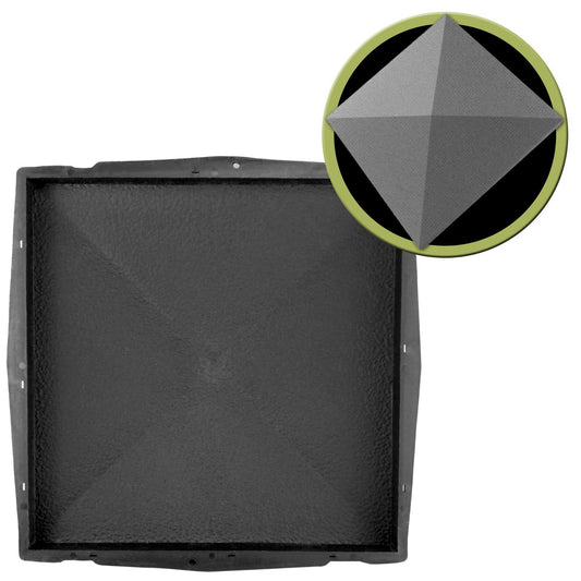Betonform für Pfeilerendungen 49x49 cm - Startbild