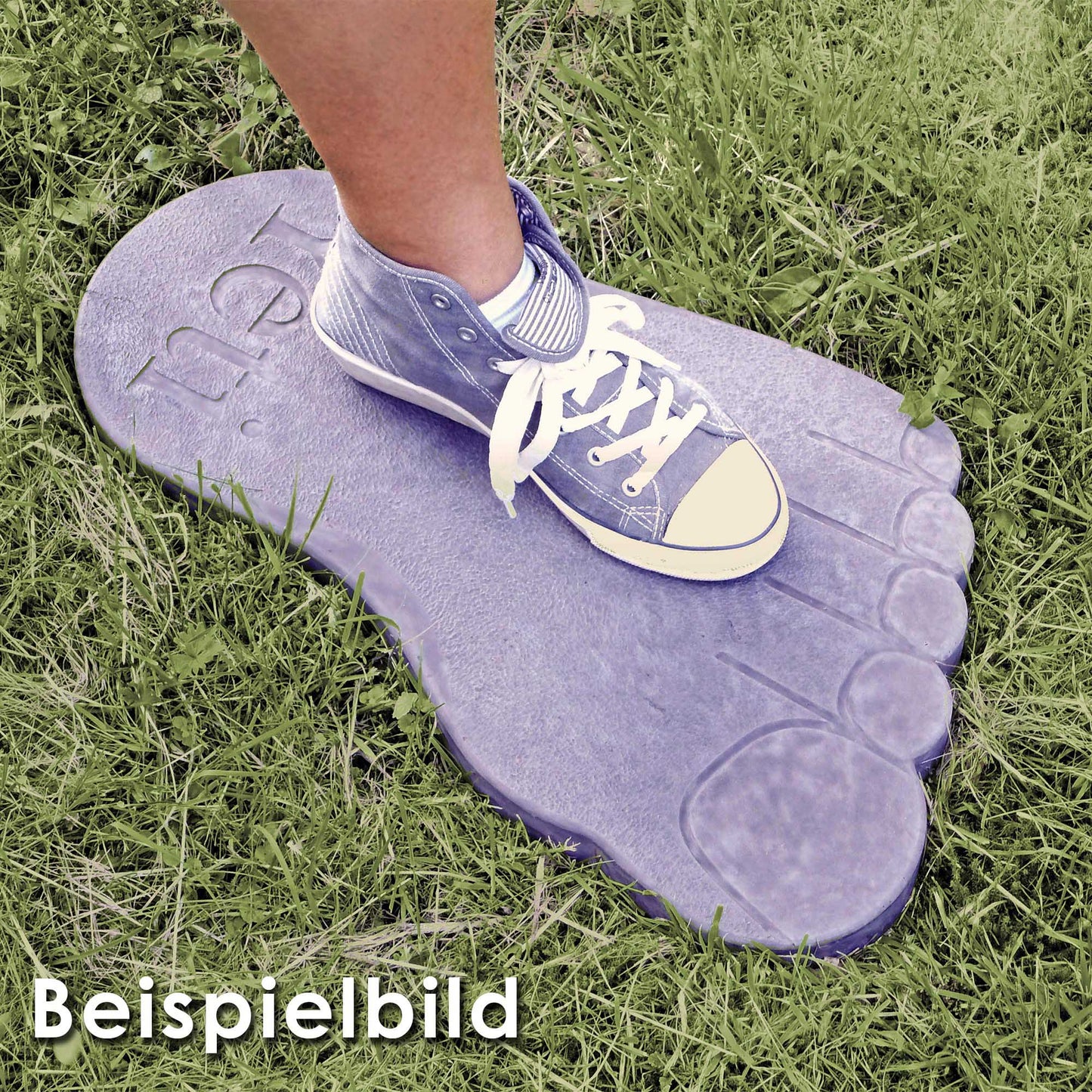 DIY Betonform Yeti-Fuss - Trittstein