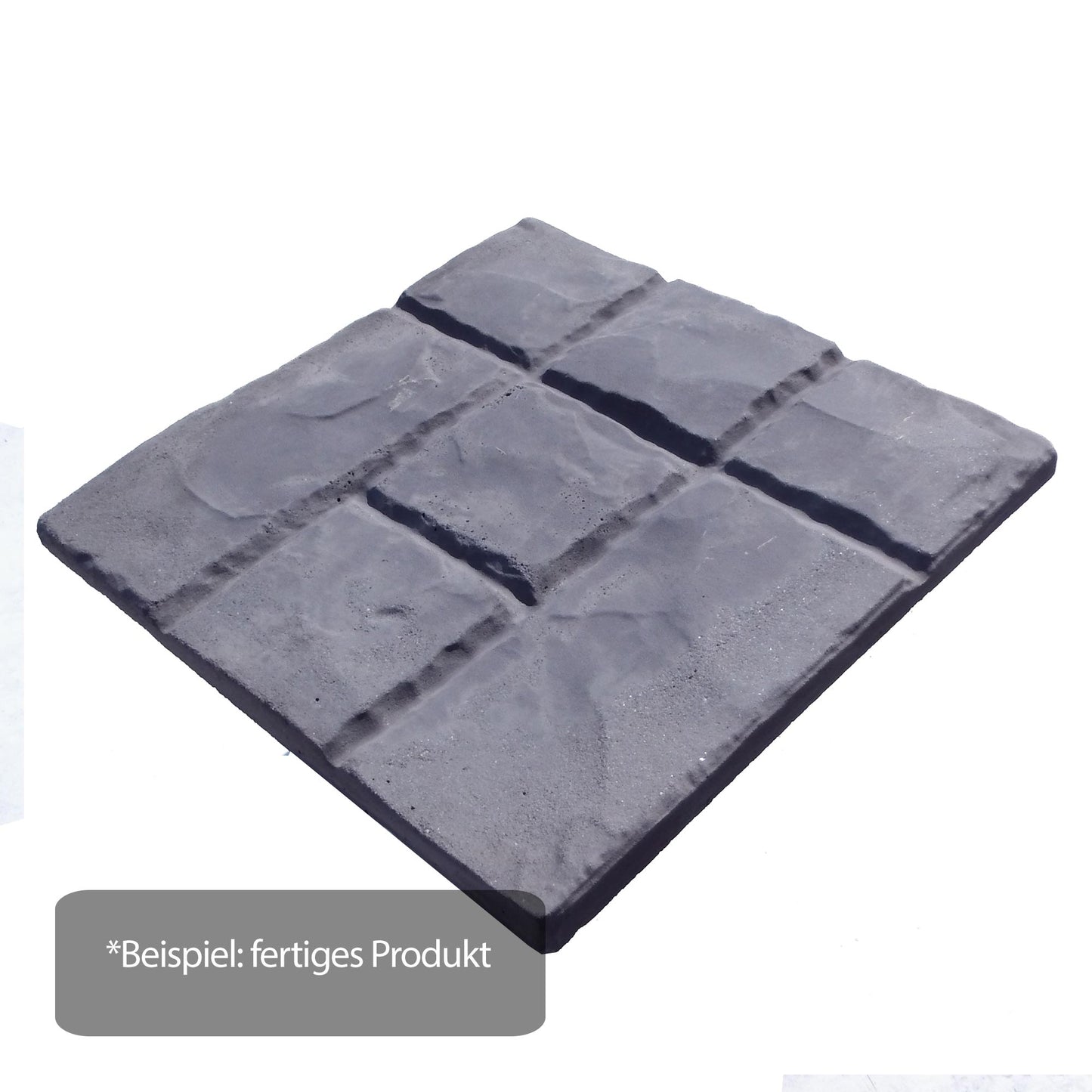 Anthrazit Oxidfarbe für Kunststeine / Zement / Gips / Putz / Harz / Öl - 1kg - farbige Bodenplatte