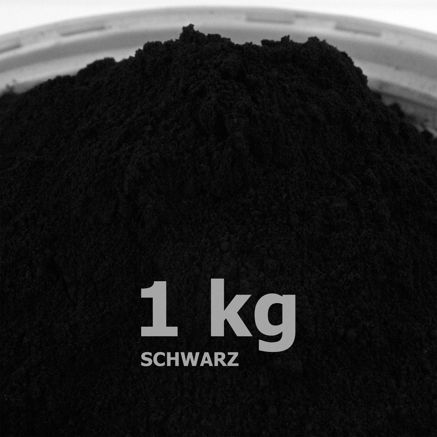 Schwarzpulver für Beton / Zement / Gips - 1kg Packung