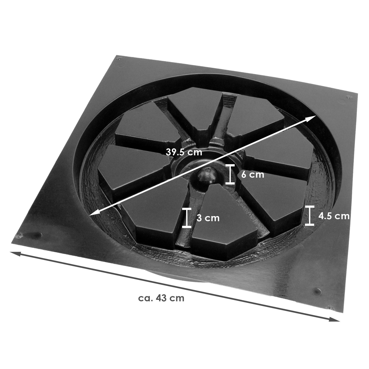 ABS Schalungsform für Wagenrad-Figure