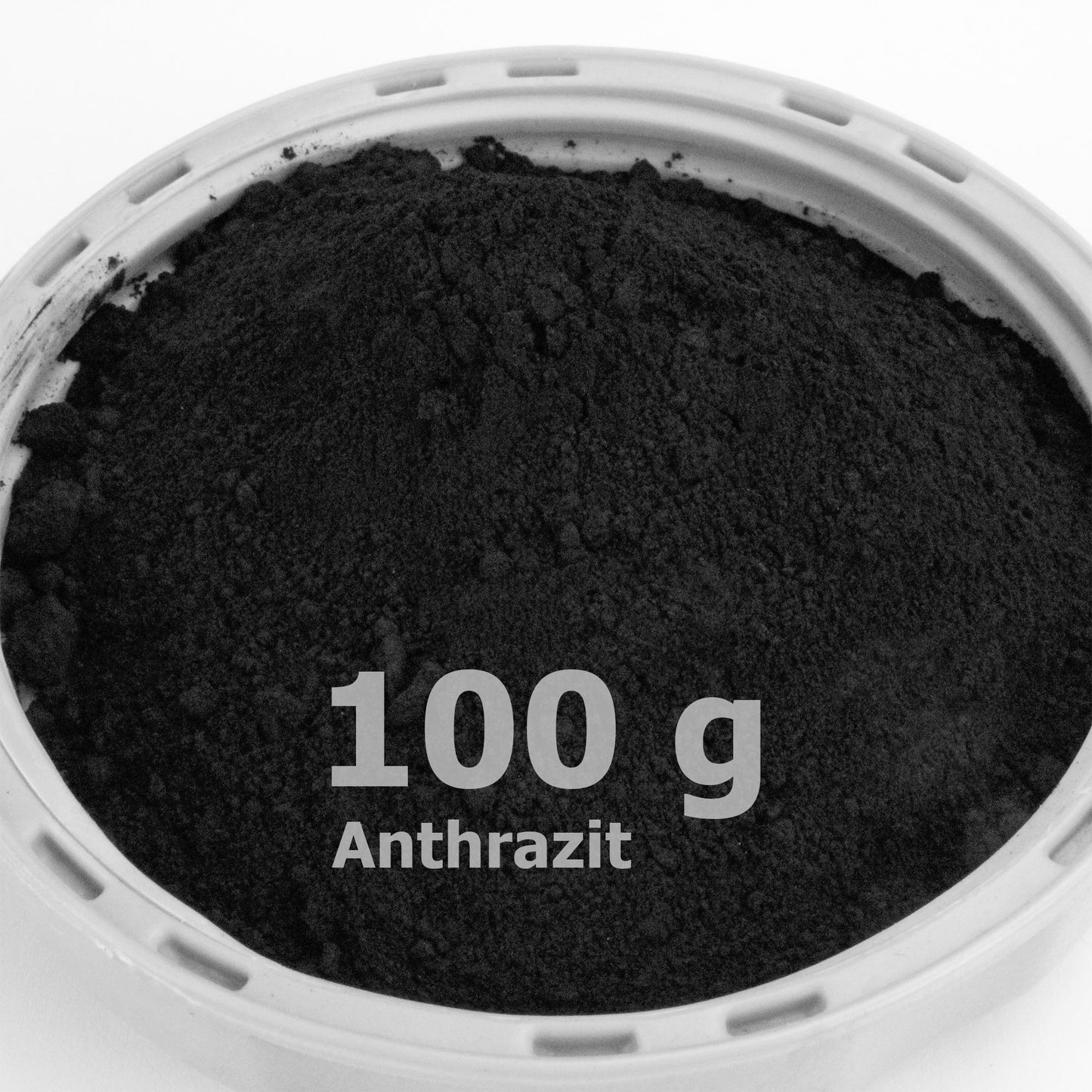 Anthrazitpulver für Beton / Zement / Gips - 100g Probepackung