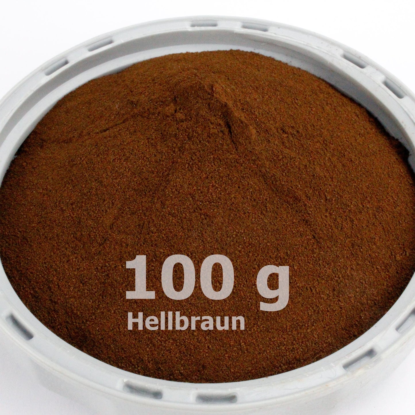 Hellbraunpulver für Beton / Zement / Gips - 100g Probepackung