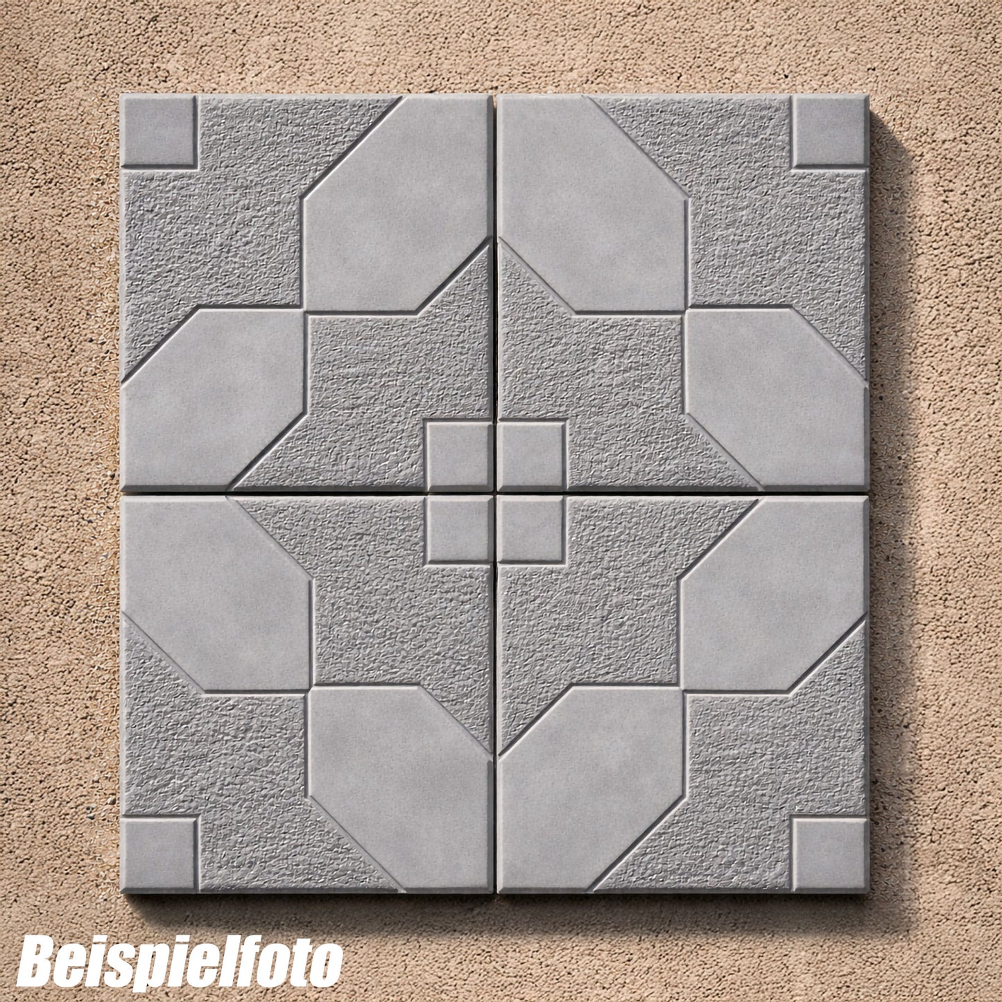 Schalungsform für Bodenplatte 30x30 Stern