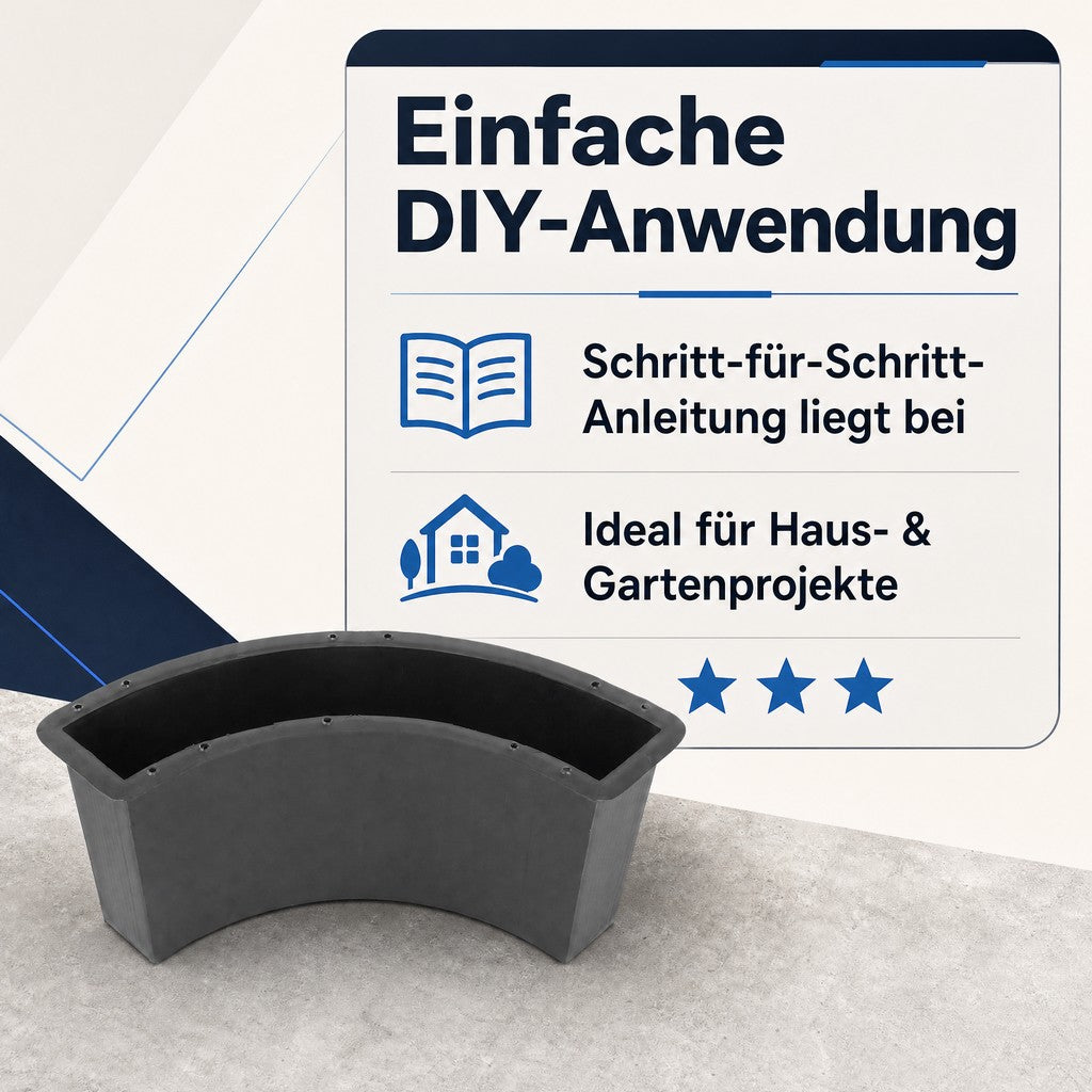 Schalungsform für Baumeinfassung Rasenkante