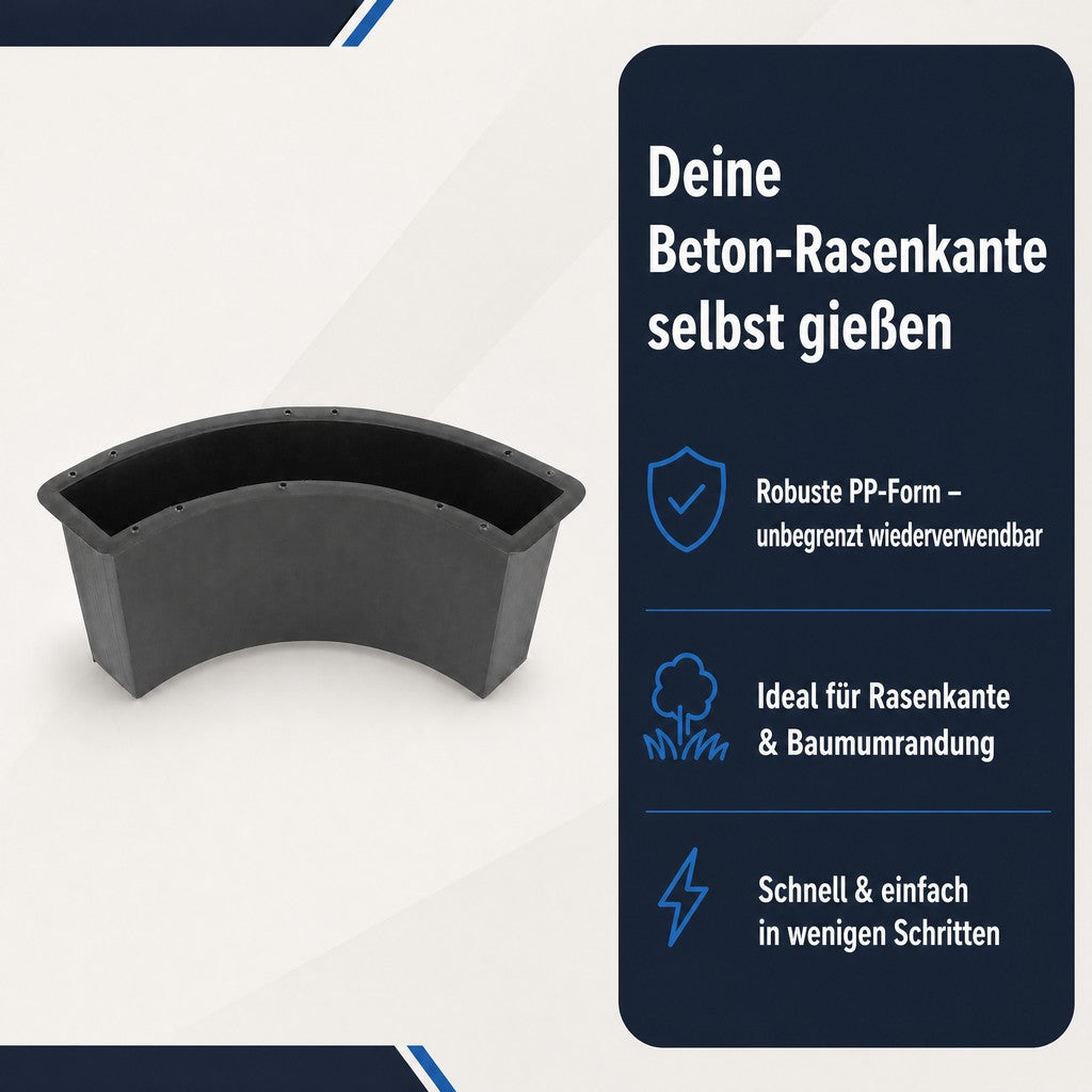 Beton Baumumfassung Rasenkante selbst gießen