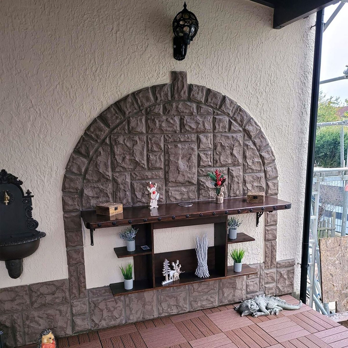 Beton-Schalungsformen Set - 6x Betonformen für Klinker