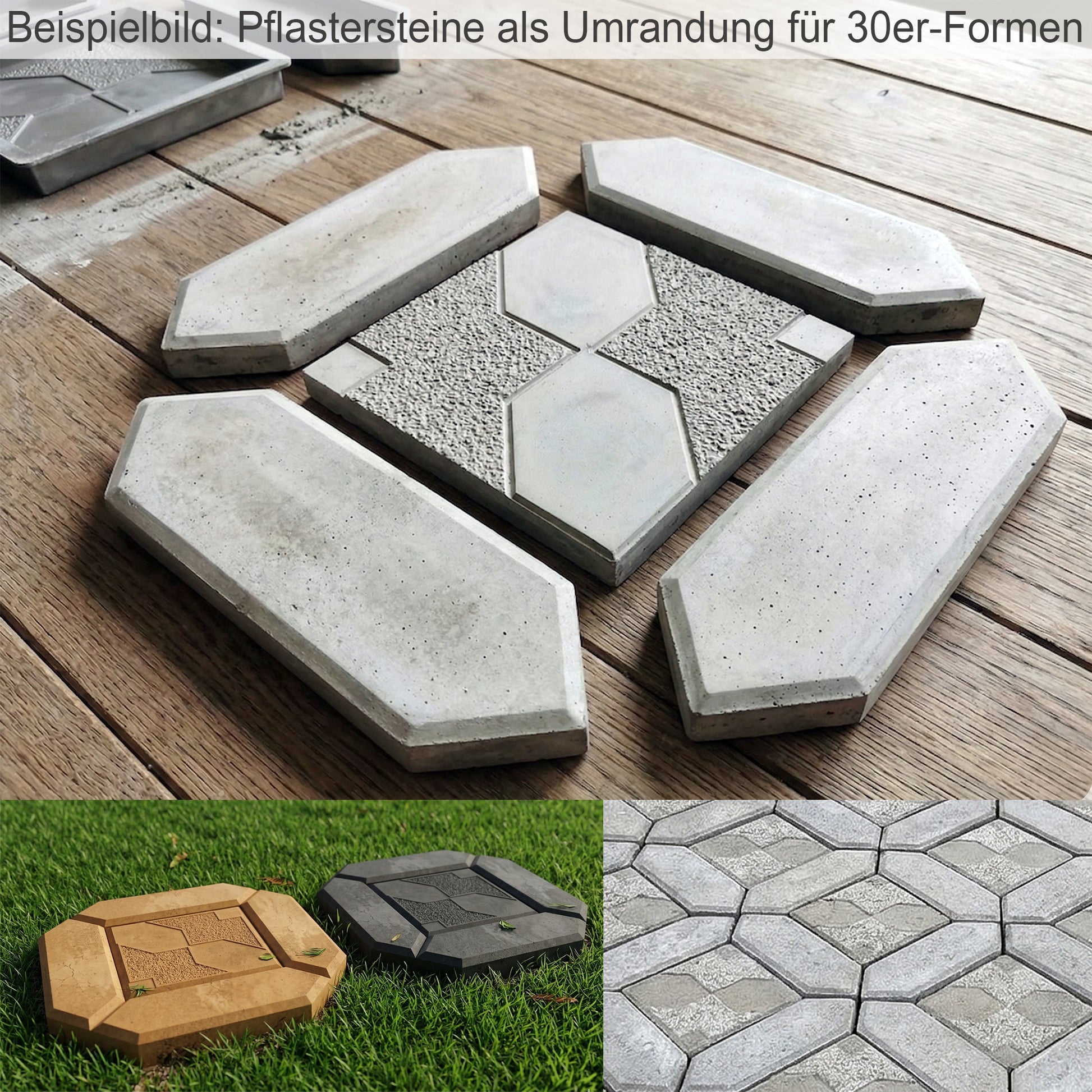 Gehwege selber gießen mit Beton