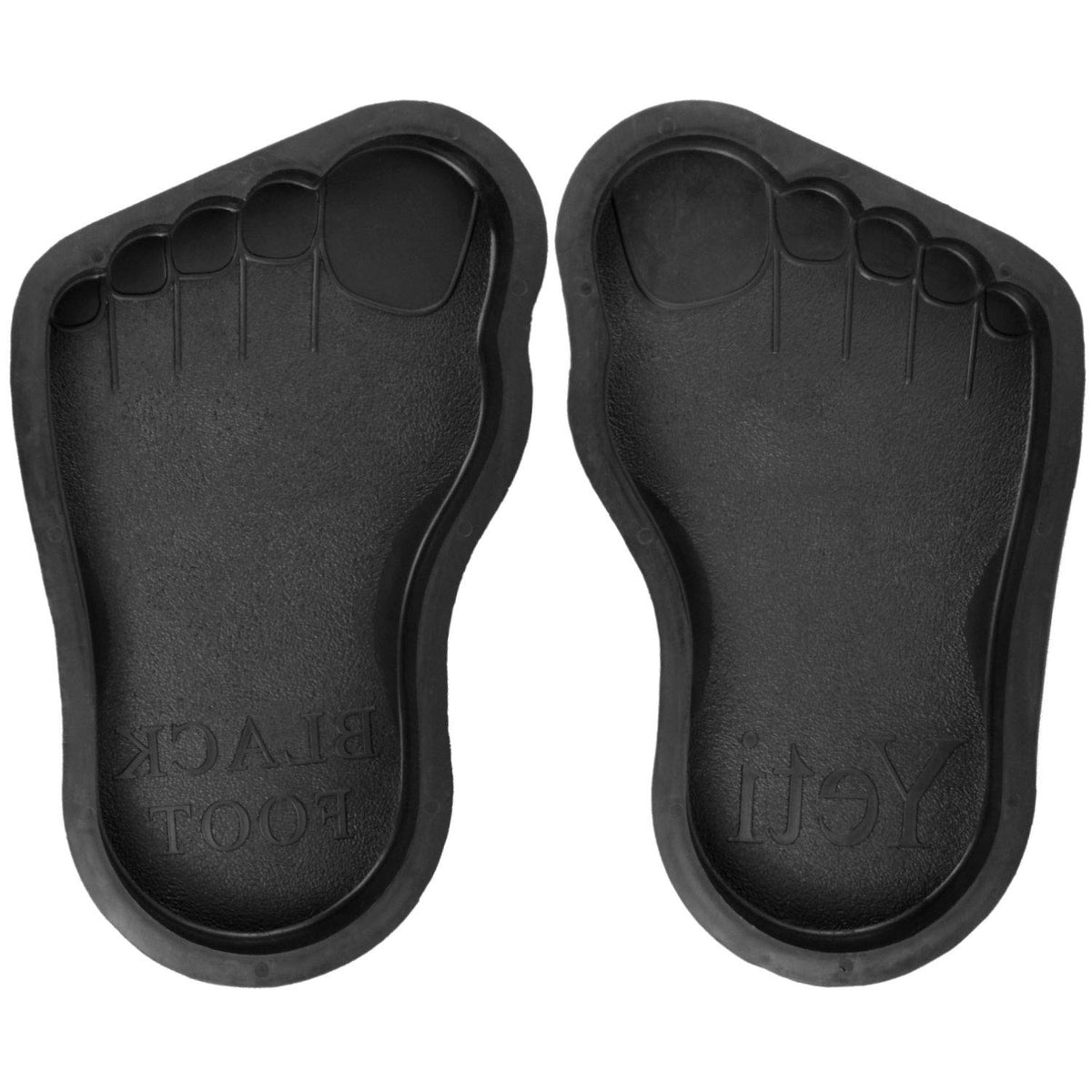 Beton-Schalungsformen für Trittsteine - Fußabdruck Yeti / Black Foot