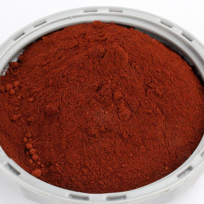 Rotes Eisenoxidpulver zum Färben von Beton