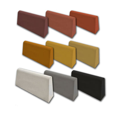 Randsteine färben mit Eisenoxid