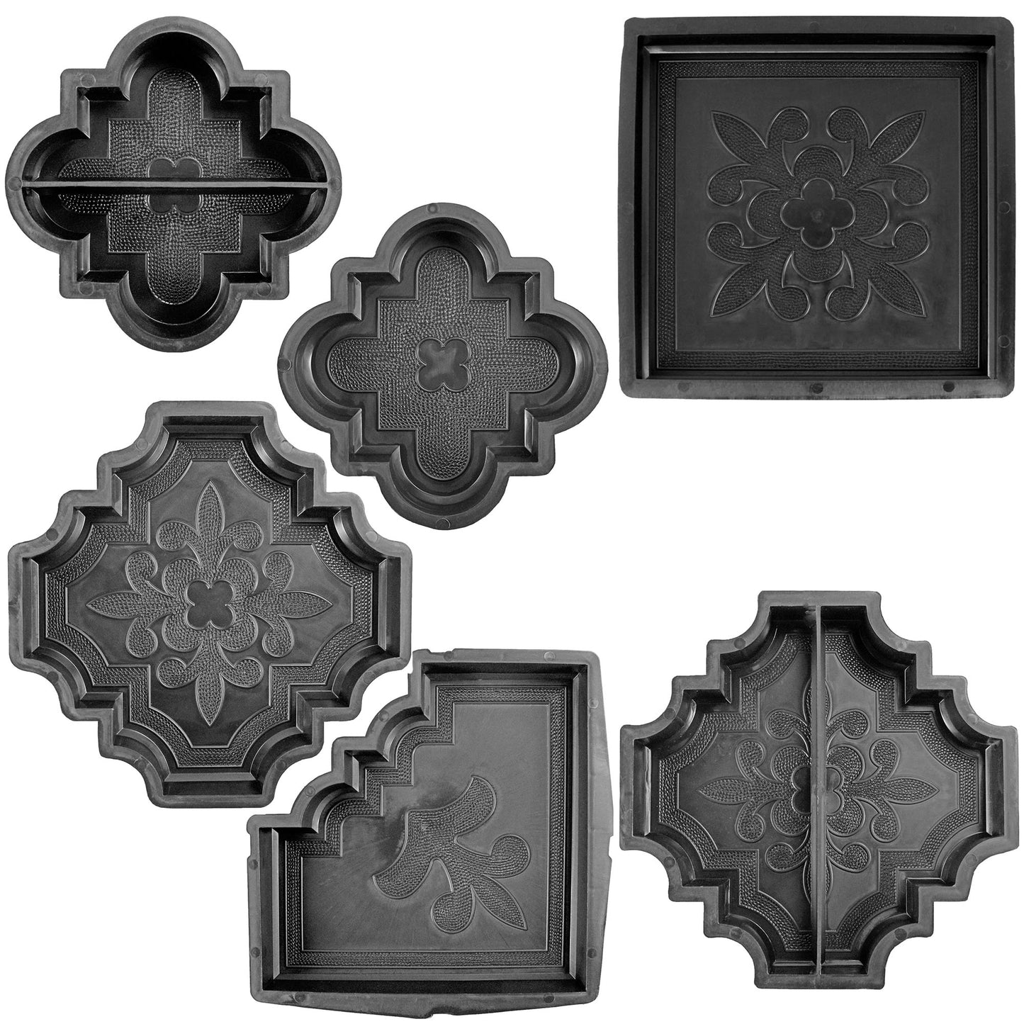 Betonschalungsformen „Französische Lilie“ - DIY Pflastersteine