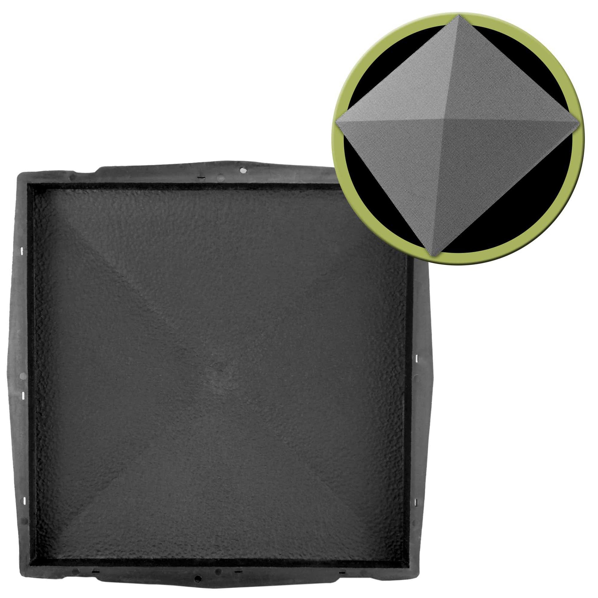 Betonform für Pfeilerendungen 39x39 cm - Startbild