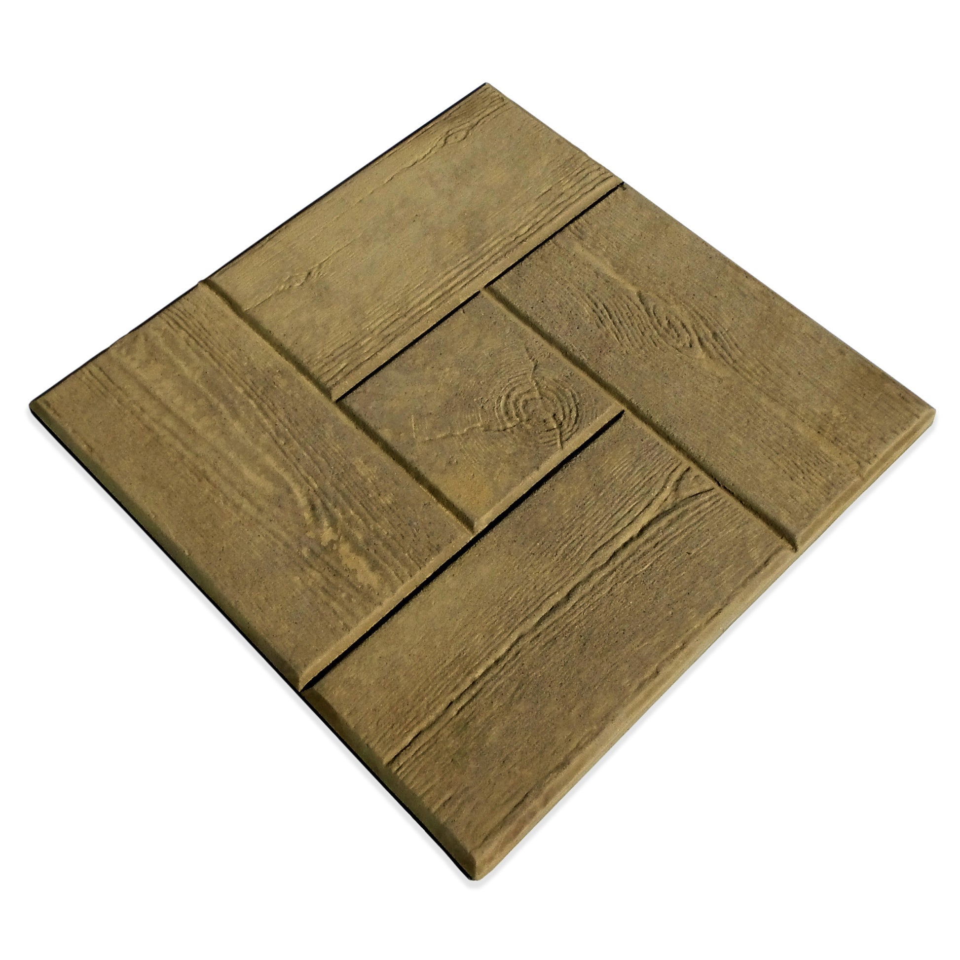 Kunststoff-Form für Terrassenpaneele Parkettplatten 30x30cm - Stein