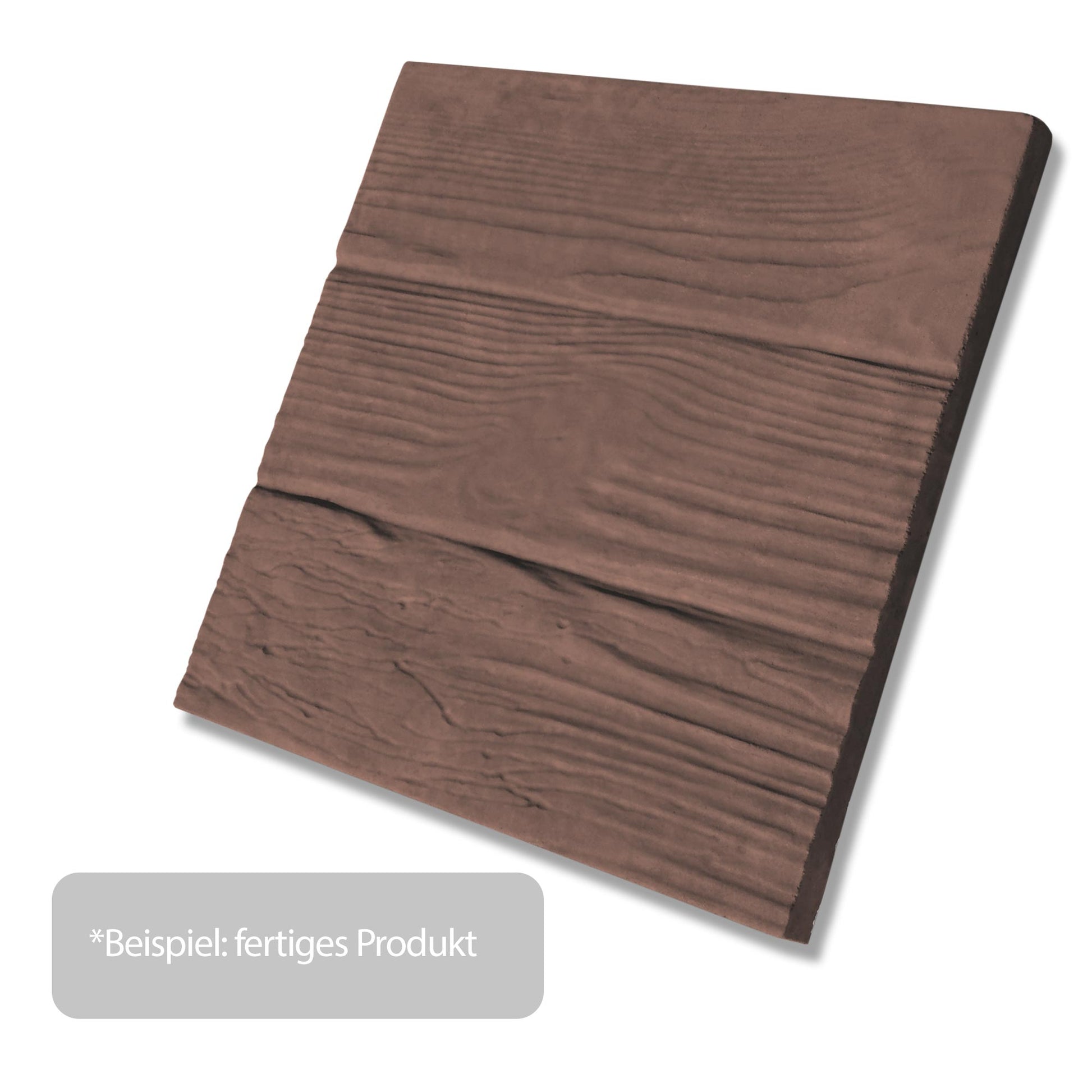 Giessform für Terrassenpaneele Holzplatten 30x30cm - Bodenplatte