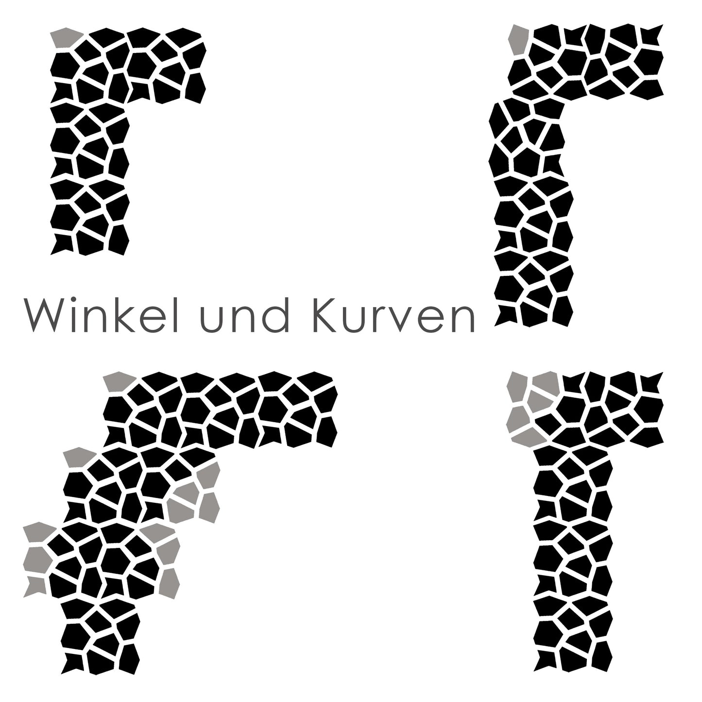 Kunststoff-Form für Gartenwegmatrix 50x50cm Bruchsteine - 2. Anleitung