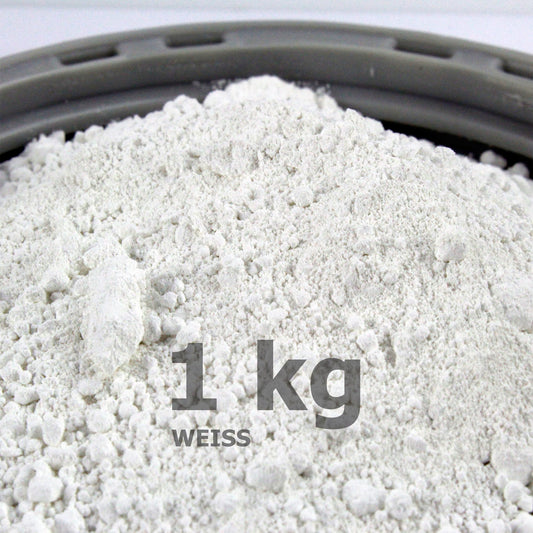 Weisspulver für Beton / Zement / Gips - Aufheller - 1kg Packung