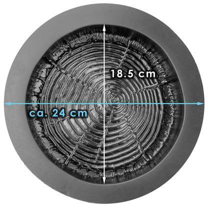 ABS Betonform für Baumstammschnitt - 18,5cm (klein)