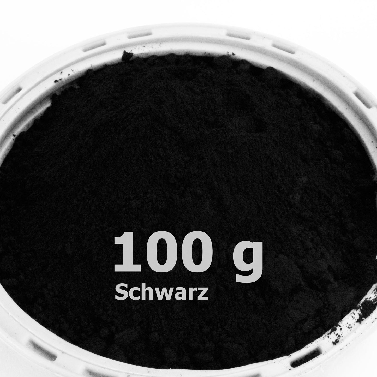 Schwarzpulver für Beton / Zement / Gips - 100g Probepackung