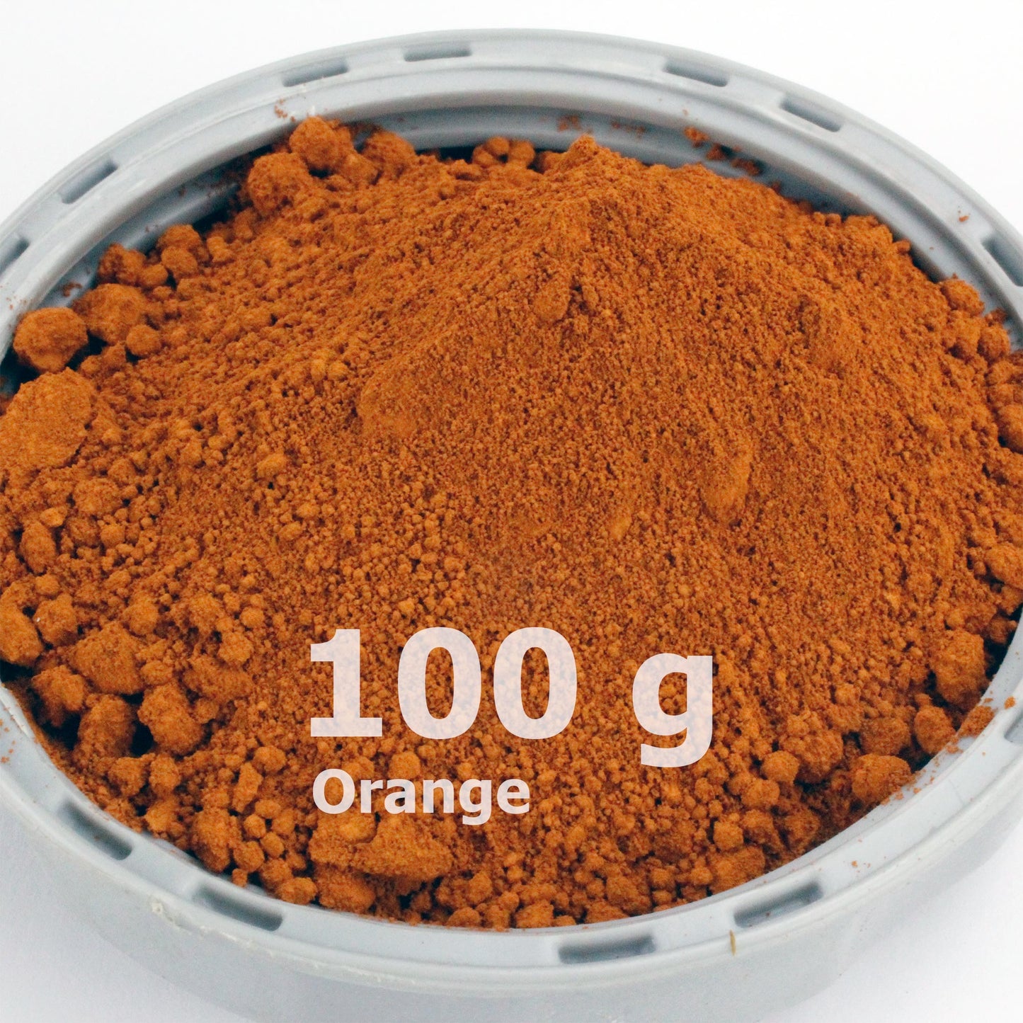 Orangepulver für Beton / Zement / Gips - 100g Probepackung