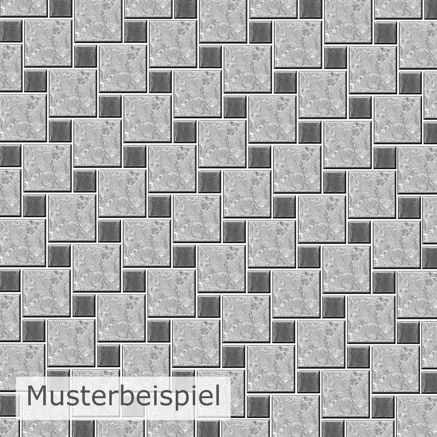 Polypropylen-Formenset für Wandfliesen - 6 Formen - 3. Beispiel