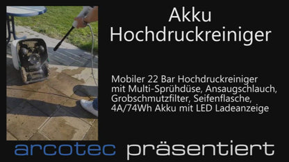 Akku Hochdruckreiniger Wasserpistole Auto Spritzpistole mobiler Druckreiniger